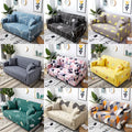 Factory Wholesale Printed Tropical Plant Leaves Embossed Geometric Stitching Sofa Cover