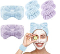 Reusable Spa Headband Wrist Washband Face Wash Set From Spilling Down Arms