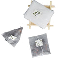 58 X 70mm 25g Non-woven Fabric Corn Fiber  Thicken Tea Bags With Tag PLA Biodegraded  Filters Can Be Customized Logo