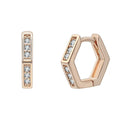Cubic Zirconia  Huggie Earring Hoop Earrings Silver 925 Jewelry Fashion Jewelry Earrings