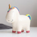 Ceramic Piggy Bank Creative rainbow unicorn Change Jar Children's Birthday Gift Bookshelf Ornaments unicorn Piggy Bank