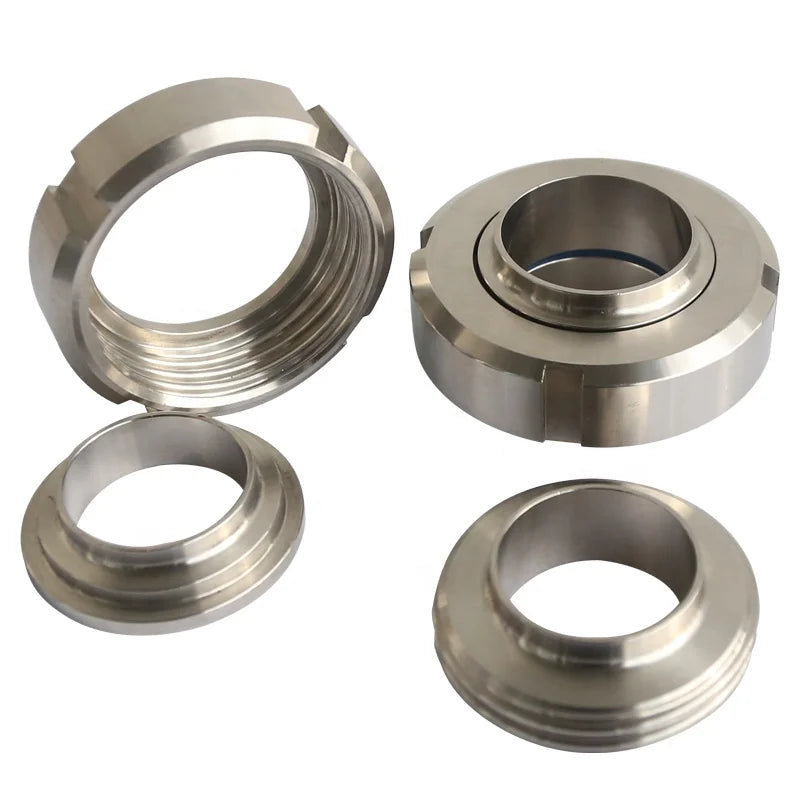 Sms Din Male Nut Union Rjt to Tri Clamp Pipe Fitting