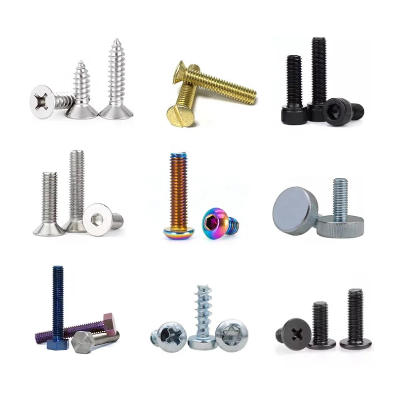 Csk Countersunk Flat Head Screws Plain Machine Thread 6 Lobe Hexalobular Internal Star Torx Drive Stainless Steel Screw