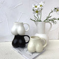 SOLHUI Ins Funny Creative Ass Shape Ceramic Mug