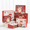 Christmas New Year Packaging Gift Paper Bag With Handle Christmas Candy Bags Paper Goody Bags