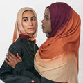 Wholesale Customized Gradient Printed Modal Headscarves 12 In-stock Printed Modal Muslim Headscarves Muslim Printed Hijab MegaBDM