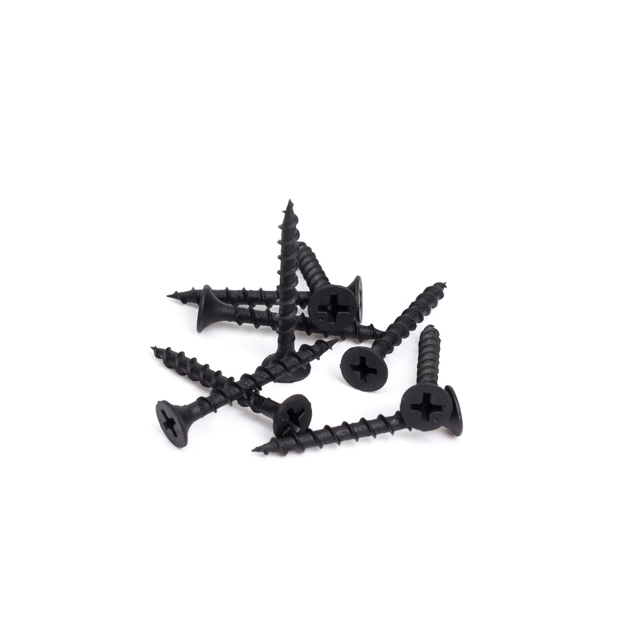 Manufacturer Tornillos 6X1 1/4 Black Gypsum Dry Wall Screw Phillip Bugle Head Voarse Thread Phosphate Collated Drywall Screws