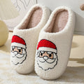 Custom Women's Smile Face Big Heart Evil Eyes Strawberry Winter Fuzzy Memory Foam Fluffy Warm House Christmas Slippers