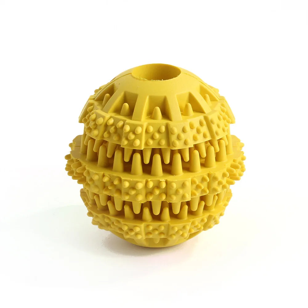 ZMaker Soft Rubber Tooth Cleaning Puzzle Bite Durable Pr Puppy Pet Chew Toy Ball