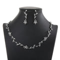 SLBRIDAL Ins Style Trendy Alloy Rhinestones Crystals Wedding Jewelry Set Bridal Necklace Earrings Set Party Women Jewelry Set