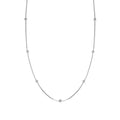 Versatile Daily Use Simple Stainless Steel Clavicle Chain Gold Plating Snake Bone Bead Necklace for Men Women Featuring Pearl