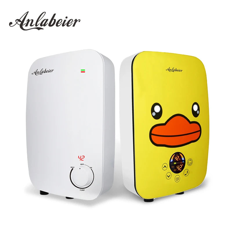 2023 Anlabeier China Brand Factory Price 5500W 3500W Electric Tankelss Bathroom Instant Water Heater for Bath Tub