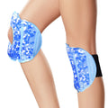 Therapy Wrap Reusable Hot Cold Gel Beads Ice Pack with Elastic Adjustable Strap for Knee