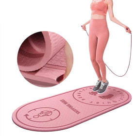 Yewayoga Eco Friendly Non Slip TPE 6mm Beginner Yoga Jump Rope Mat 140x60cm Customizable Logo