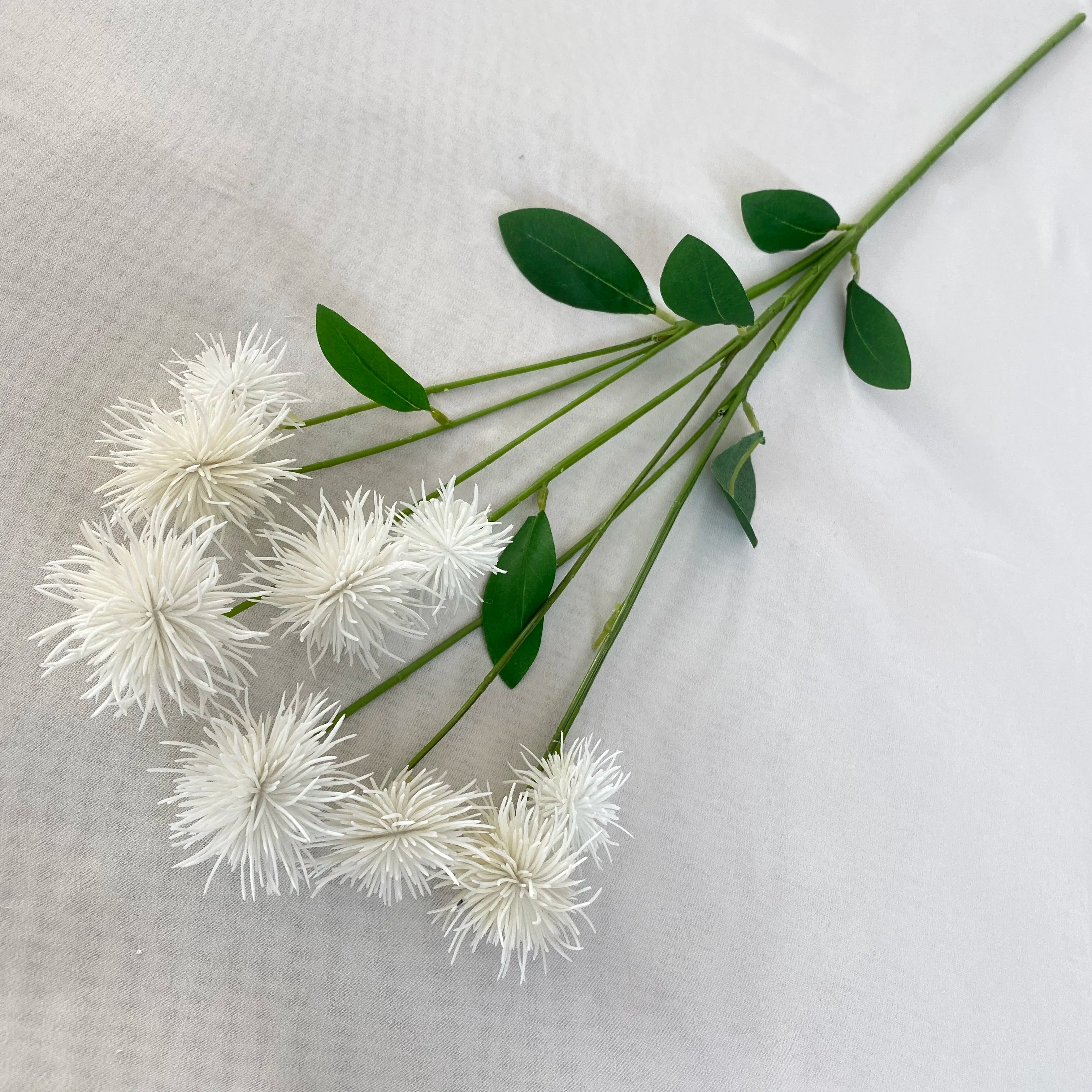 Multicolor-white Modern Style Artificial Flower Wedding Decoration 9 Vanilla Balls