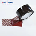 BOPP Material Rubber Adhesive Tamper Evident Security Tape with Custom Printing Warranty Protection ISO9001 Certification