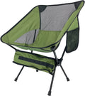 WOQI 37 Hot Sell Ultralight Portable Folding Aluminium Frame Moon Camping Chair for Adults