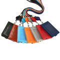 New Business Bank Card Holder Wallet Pu Leather Lanyards ID Badge Holder Cover ID Worker Card Badge Neck Case for Name Card