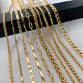 PVD Gold Plated Sunflower Clavicle Link Chain Box-Chain Snake-Bone Embossed Stainless Steel Stylish Chains Chokers Necklaces