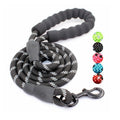 Wholesale Portable Multi-color Strong Pet Dog Cotton Leash With Comfortable Padded Handle Reflective Nylon Dog Rope Leash