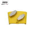 Bontai Custom HTCTwo Segment Grinding Plate Concrete Grinder Diamonds Concrete Grinding Shoes Diamond Tools