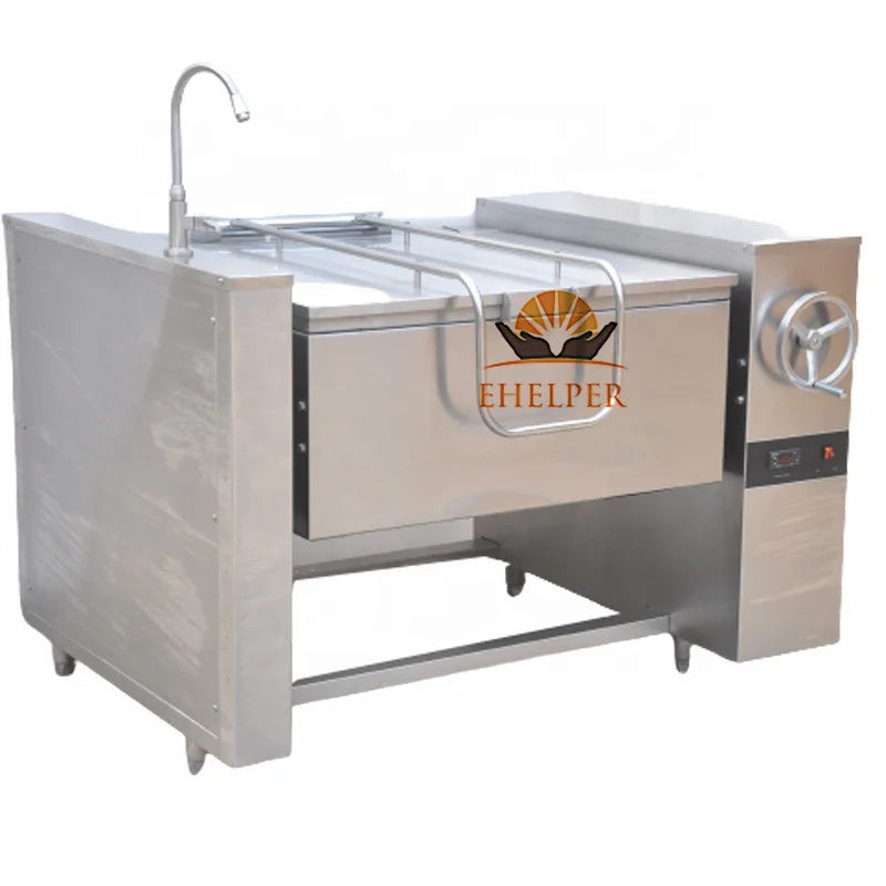 Ehelper CE Certified Commercial Kitchen Equipment Tilting Stainless Steel Electric Skillet