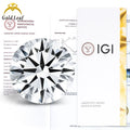 Goldleaf Wholesale IGI  Report Lab Created Diamond Round Cut Lab Diamond 1-3ct D Color VVS VS CVD HPHT Lab Grown Diamond