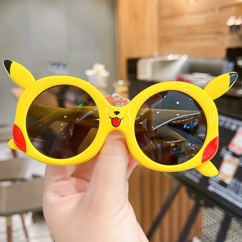 Cute Cartoon Boys Girls Cheap Children Sunglasses Bulk Flexible Eyeglass Logo Polarized Sunglasses Kids Sunglasses Charms
