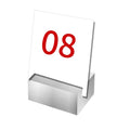 Stainless Steel Table Number Holder for Restaurant Hotel Wedding Reception