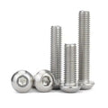 ISO7380 Stainless Steel 304 Cap Head Screw 80mm Length M6 M3 M4 M8 M12 Fine Thread Sizes ISO/DIN Plain Plating for Connecting