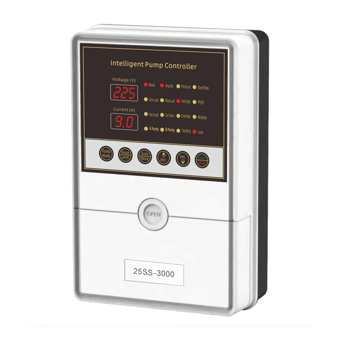 JNN AC220V LED Intelligent Water Pump Controller for Various Water Pump Supply Applications with Dry Run Protection