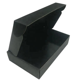 Custom Recyclable Color Gift Corrugated Carton Black and Kraft Paper Packaging Box
