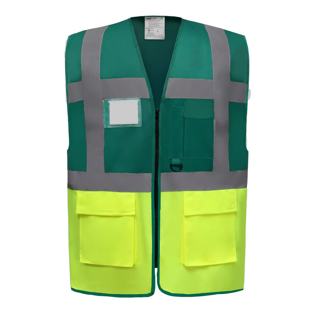 WEJUMP Custom Factory Outdoor Work Body Protection Construction Industry Hi Vis Reflective Safety Personal Protective Vest