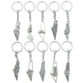 Manufacturer Palestine Country Map Charm Keychain Arab Arabic Palestinian Map Pendant Key Chain
