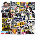 50pcs American Movie Brooklyn 99 Stickers Helmet Luggage Cartoon DIY Waterproof Removable Laptop Stickers