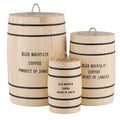 Coffee Beans Oak Barrels Storage Tanks Coffee Beans sealed tank bar Decoration Wooden Barrels CNLF