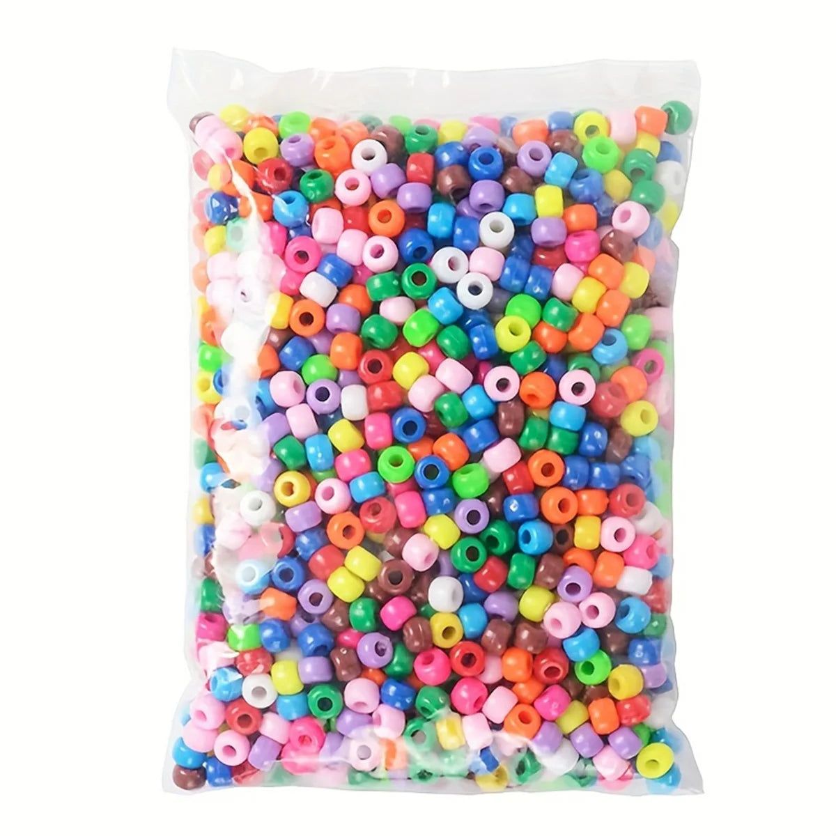 500g 6*9mm Large Hole Bracelet Necklace Jewelry Making Acrylic pony Beads 500g Wholesale