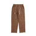 New Design Fashion Men's Pants American Retro Loose Suede Rivet Casual Trousers Pants for Men