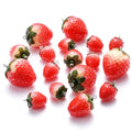 New 22 26 35mm 3D Dimensional Strawberry Pendant Acrylic Fruit Charm for Diy Necklace Bracelet Earring Jewelry Accessories