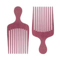 Factory Price Anti-static Afro Pick Comb Hot Selling Biodegradable Handmade Hair Pick Afro Comb