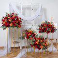M522 Factory OEM Wedding Table Centerpieces Rose Hydrangea Peony Silk Artificial Flower Balls for Decoration