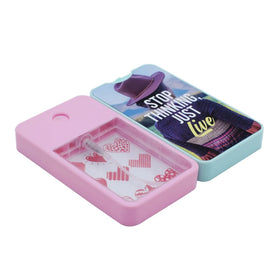 Qualisub Personalized Spray Bottle Blanks Refilled Sublimation Perfume Bottle Box Blanks with Aluminum Sheet Double Sided Print