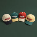 Spring and Summer New 3D Letters Embroidery Color Collision Baseball Cap Men and Women Adjustable Fitted Cotton Sports Cap