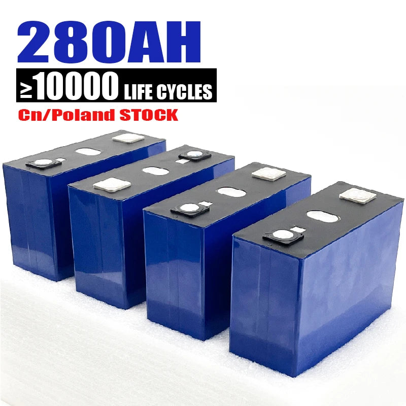 Poland Eu Stock 10000 Cycle Hithium 280Ah Lifpo4 Akku Lifo 4 3 2V 280A 300Ah Lifepo4 Marko Lithium Battery Litokala Lipo4 Cell