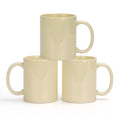 Bulk Customizable 11oz Light Yellow Sublimation Mug Dishwasher Safe Sublimation Blank Cup for Home & Promotional Events