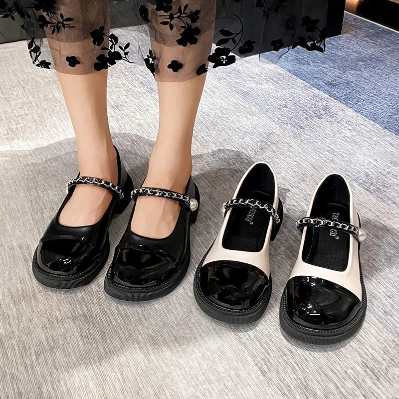 Myway Fashion Hot Sale Beautiful Shoes Women Ballerina Flat Black Shoes for Women
