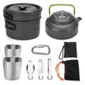 Hot Sale Outdoor Camping Outdoor Products Online Kettle Folding Pot Teapot Set Cookware Set