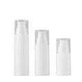 Wholesale White PP 15ml 30ml 50ml Airless Serum Bottles for Lotion and Cosmetic Custom Packaging Included
