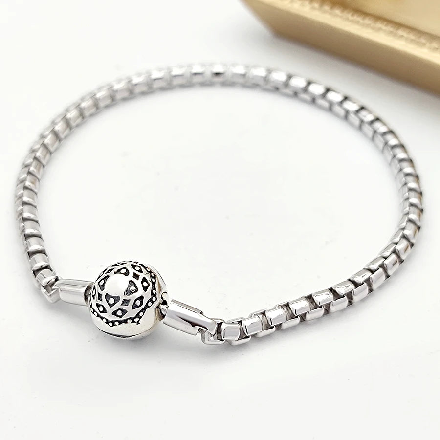 S925 Silver Crown Charms Beads Adjustable Wholesale Chakra Bracelet for Jewelry Making