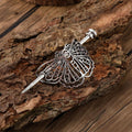 Viking Hairpin Celtics Knots Crown Vintage Metal Hair Stick Runes Dragons Slide Hair Clip Women Hair Jewelry Accessory